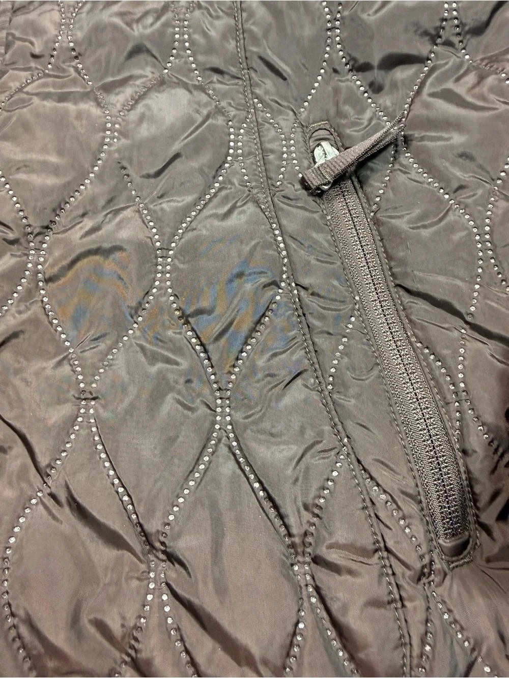 Nike Brown Quilted Kids Puffer Jacket with  Lining